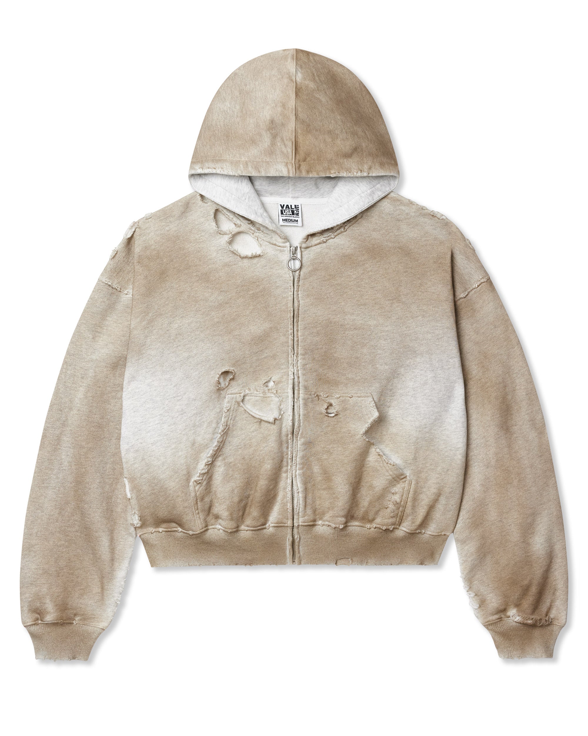 MUD BLANK ZIP UP HOODIE – Vale Houston Flagship