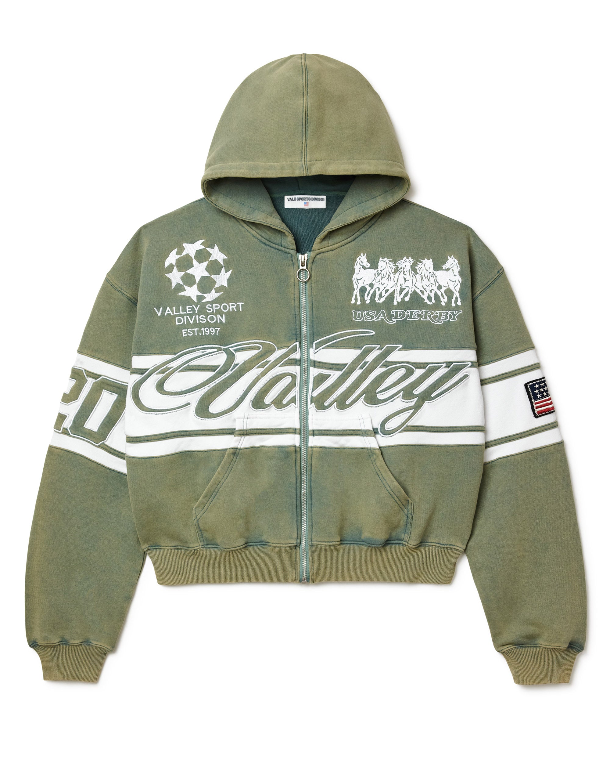 FOREST CURSIVE ZIP UP HOODIE – Vale Houston Flagship