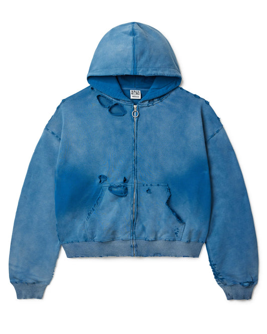 OCEAN DESTROYER ZIP UP HOODIE