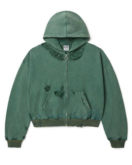 PINE DESTROYER ZIP UP HOODIE