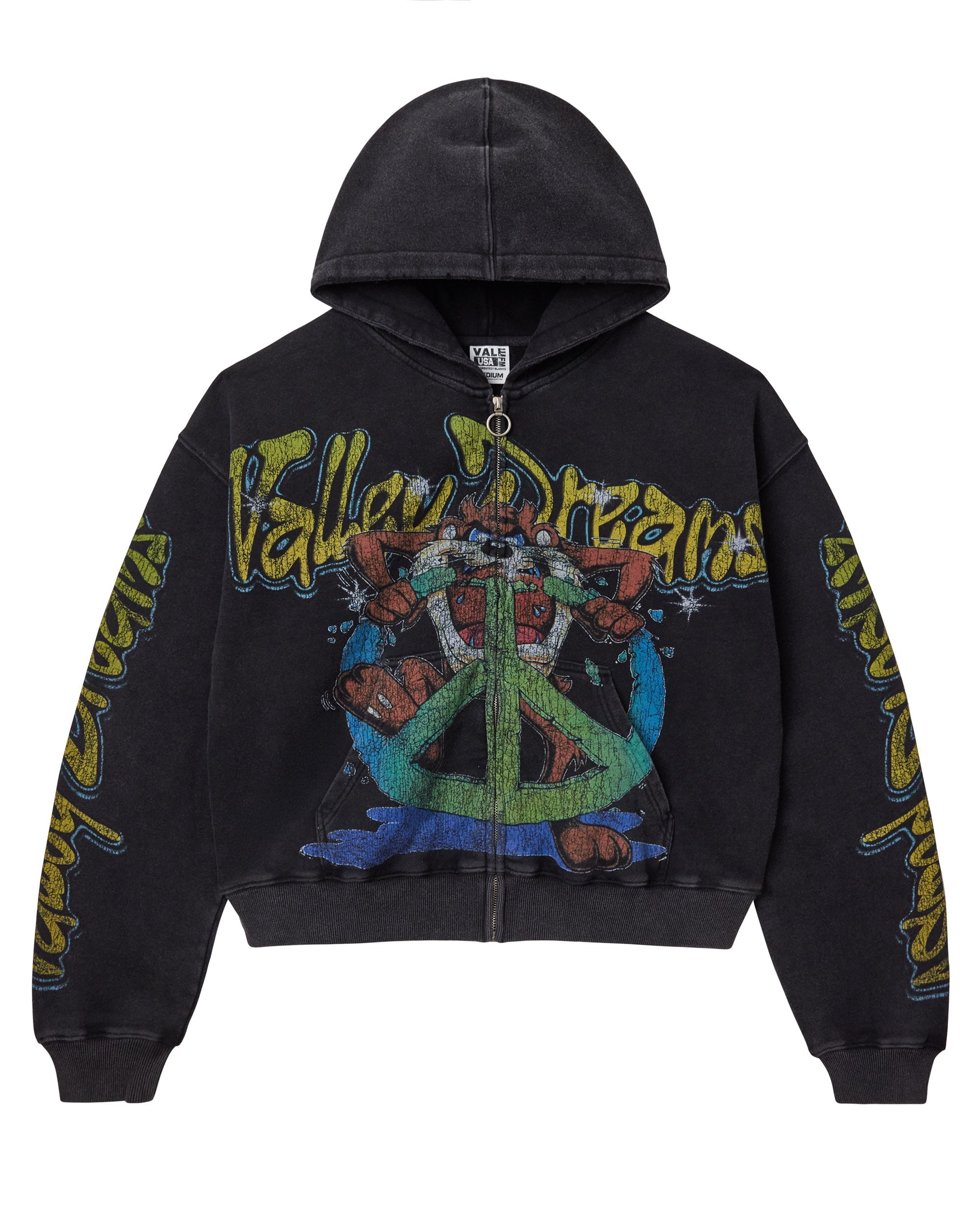 トップス REWARD IF FOUND FUR AFGHAN ZIP HOODIE slashed fur hoodie *detachable* ONLY 48 MADE distressing