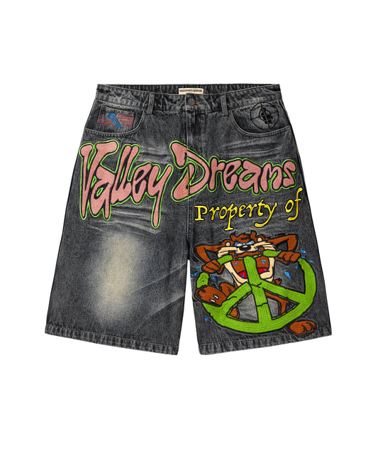 BLACK TAZ JORTS