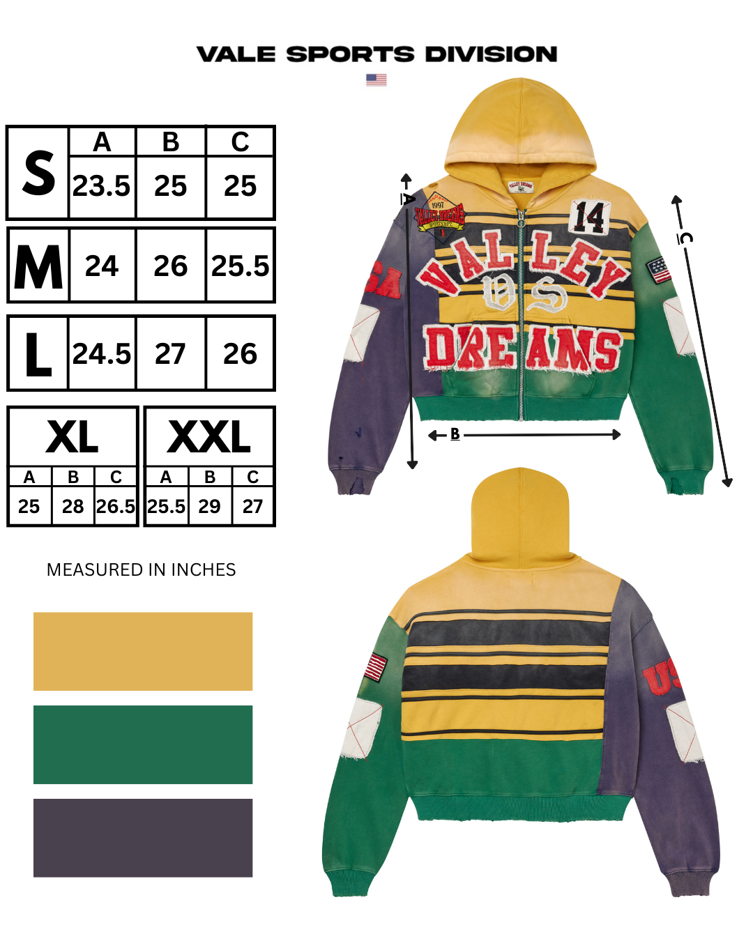 COLLAGE ZIP UP [MARDI GRAS]