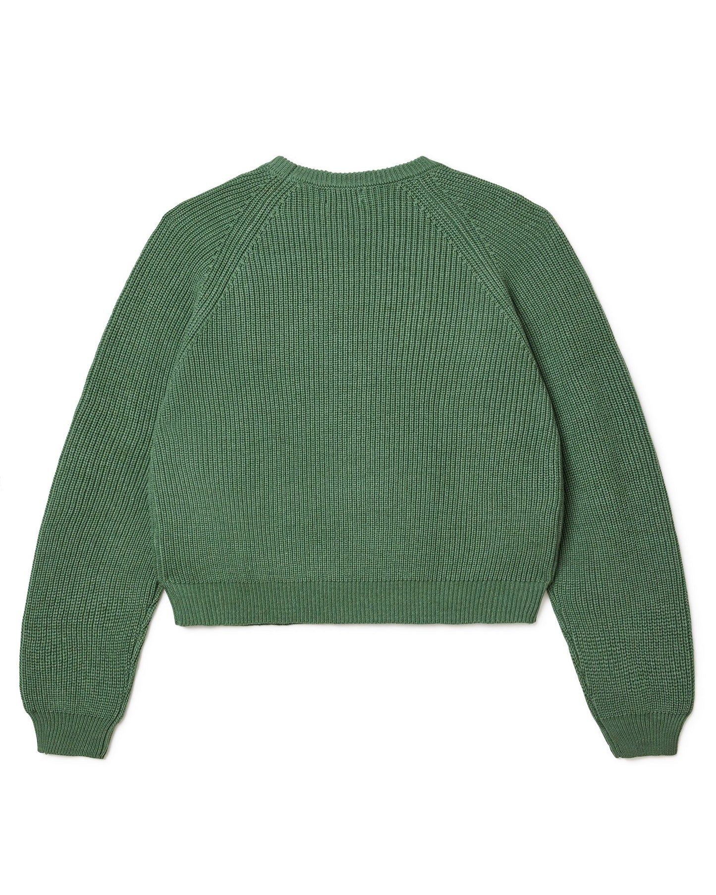GREEN FISHERMAN KNIT