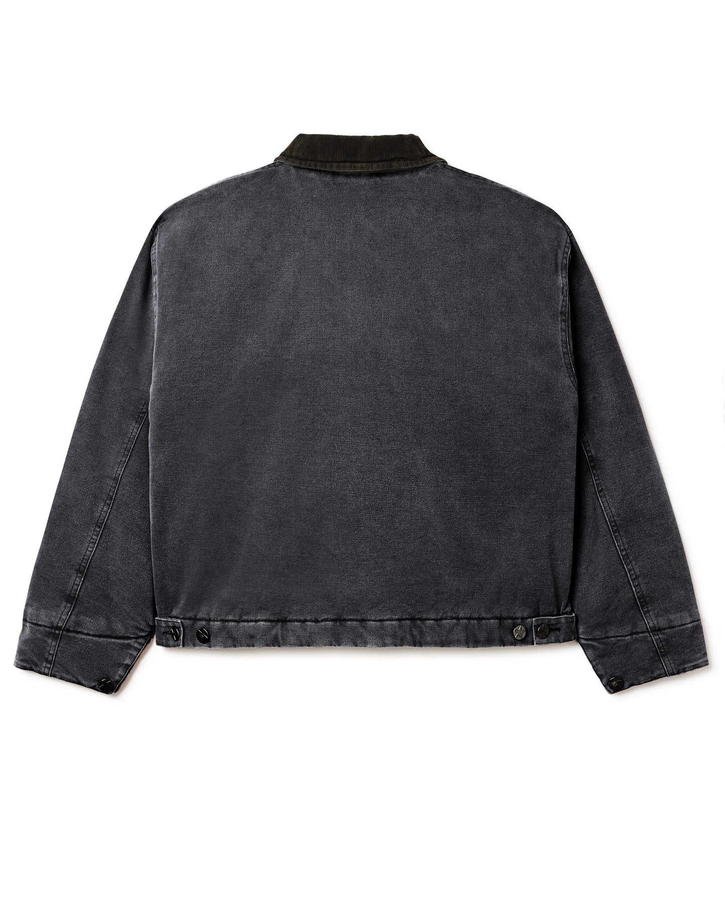BLACK CURSIVE TRUCKER JACKET