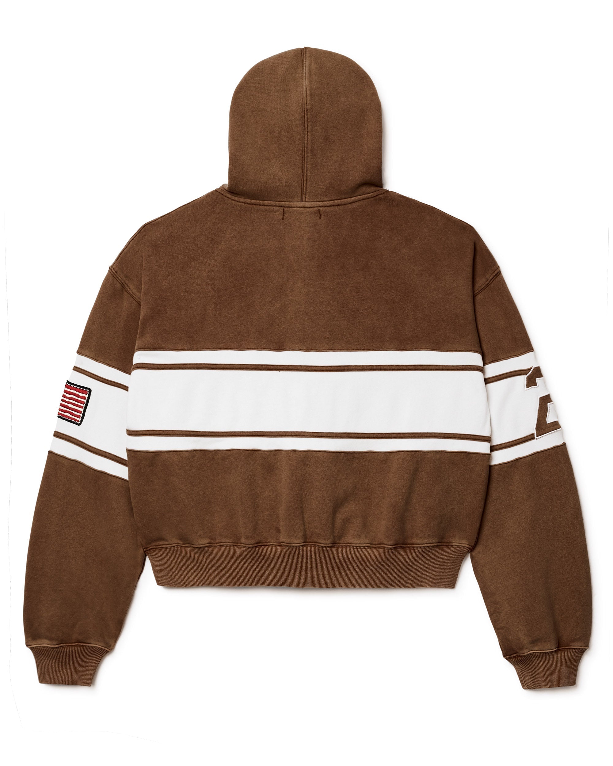 BROWN CURSIVE ZIP UP HOODIE – Vale Houston Flagship