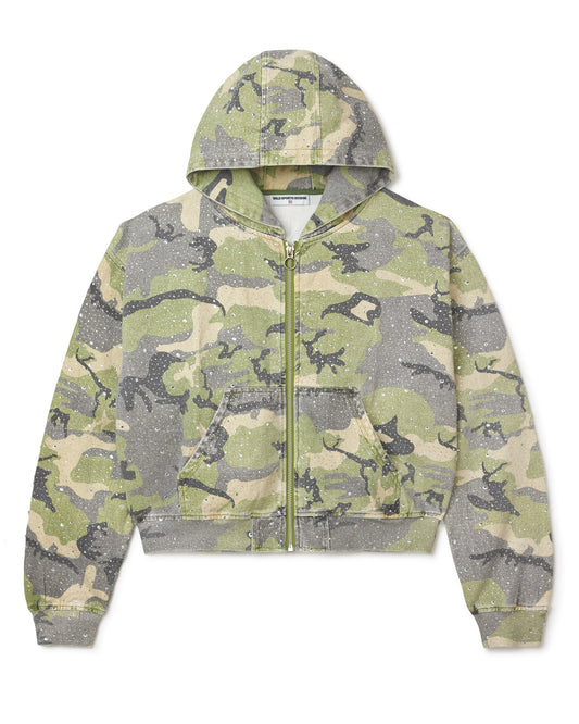 CRYSTAL CAMO WORK JACKET