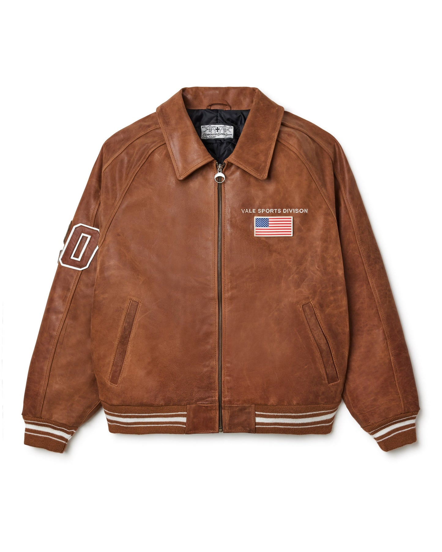 BROWN VALLEY LEATHER JACKET