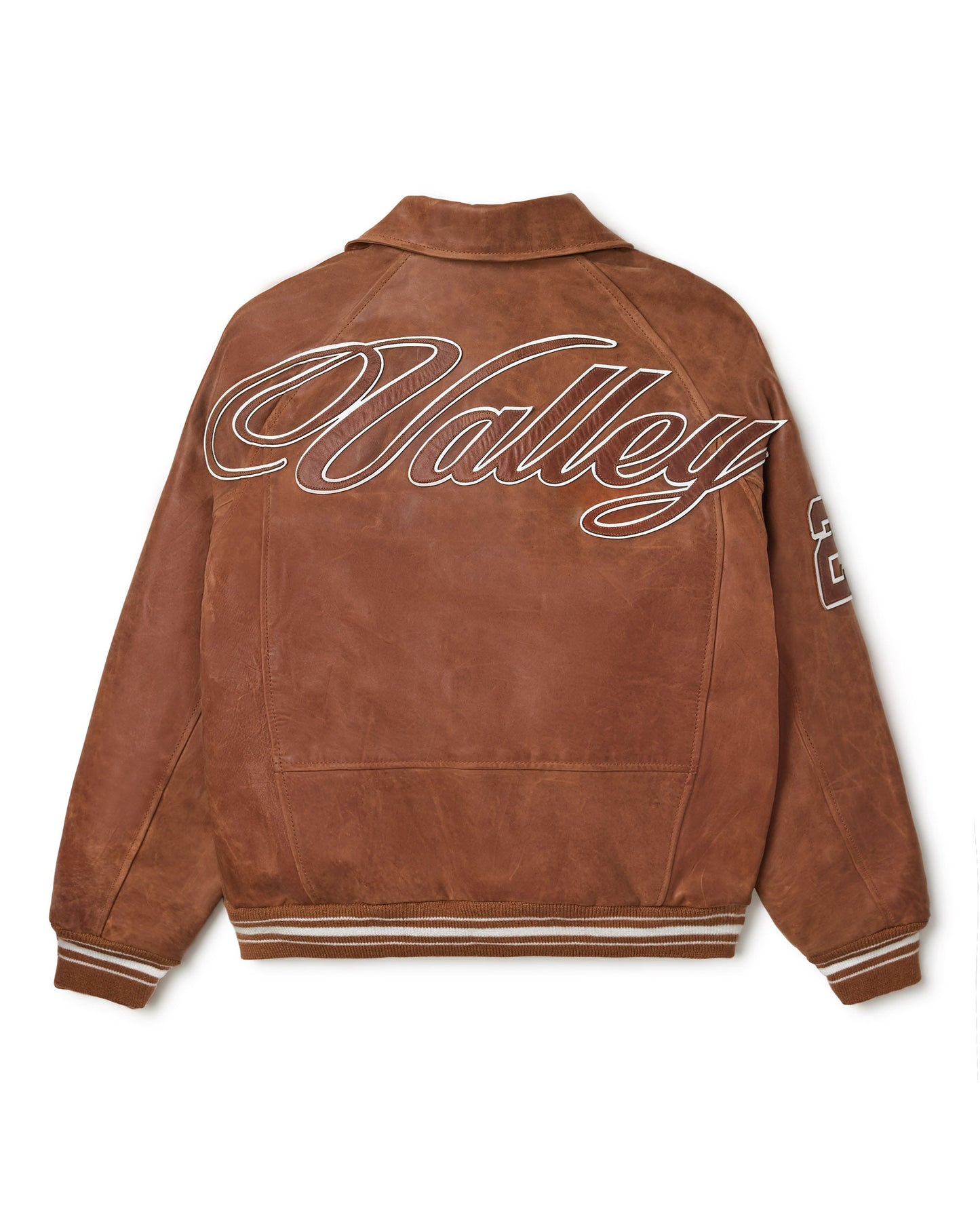BROWN VALLEY LEATHER JACKET