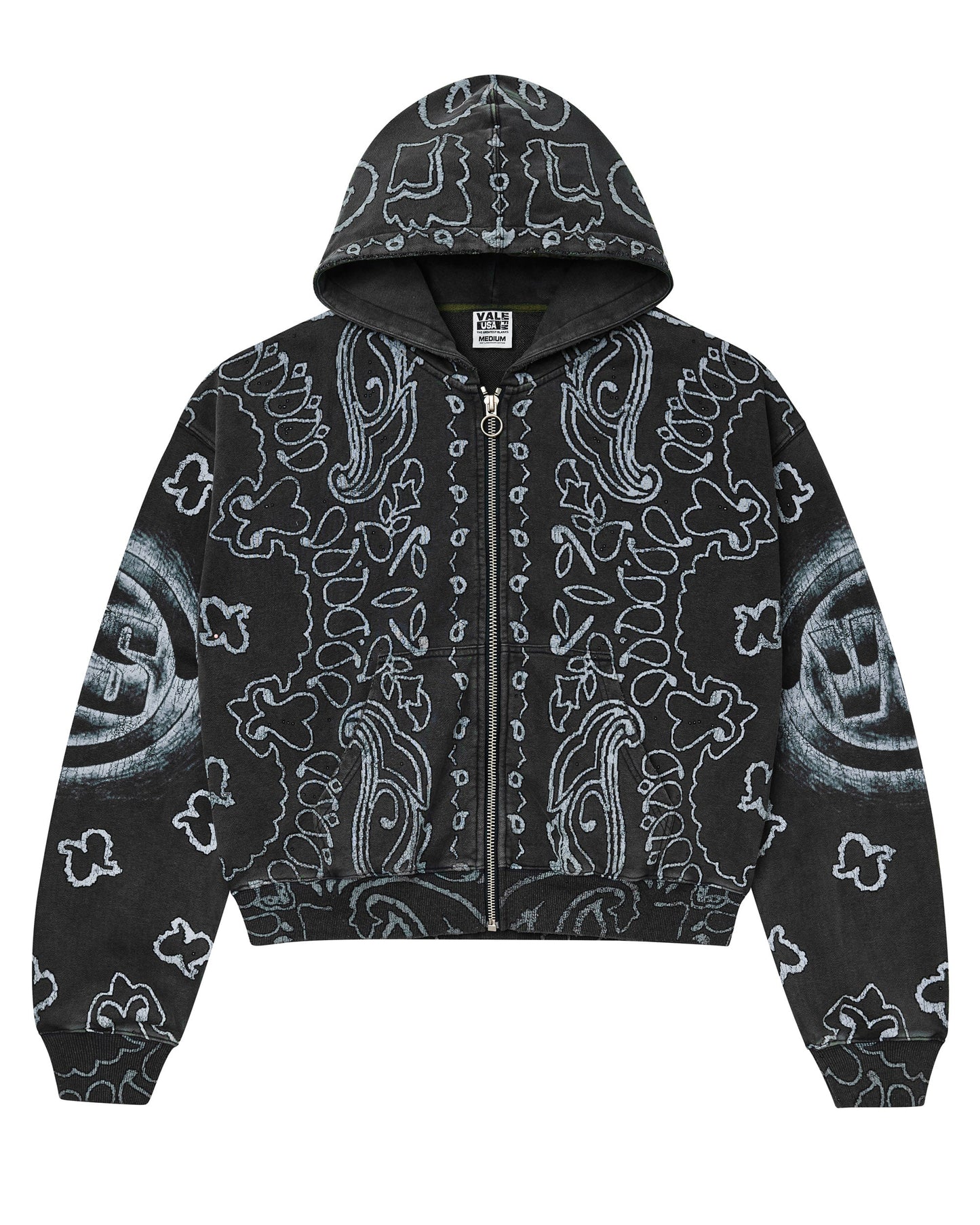 BLACK FLAG ZIP UP