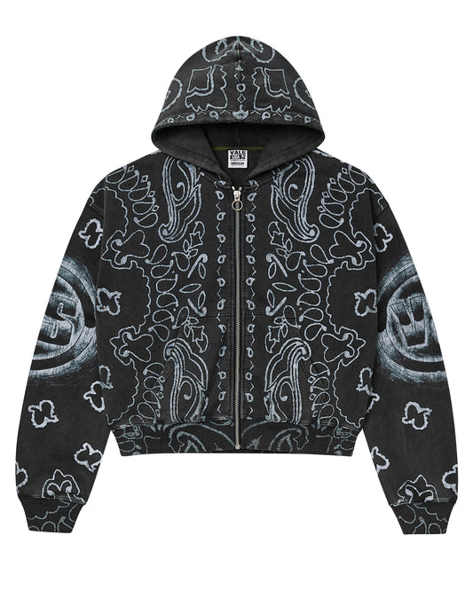 BLACK FLAG ZIP UP