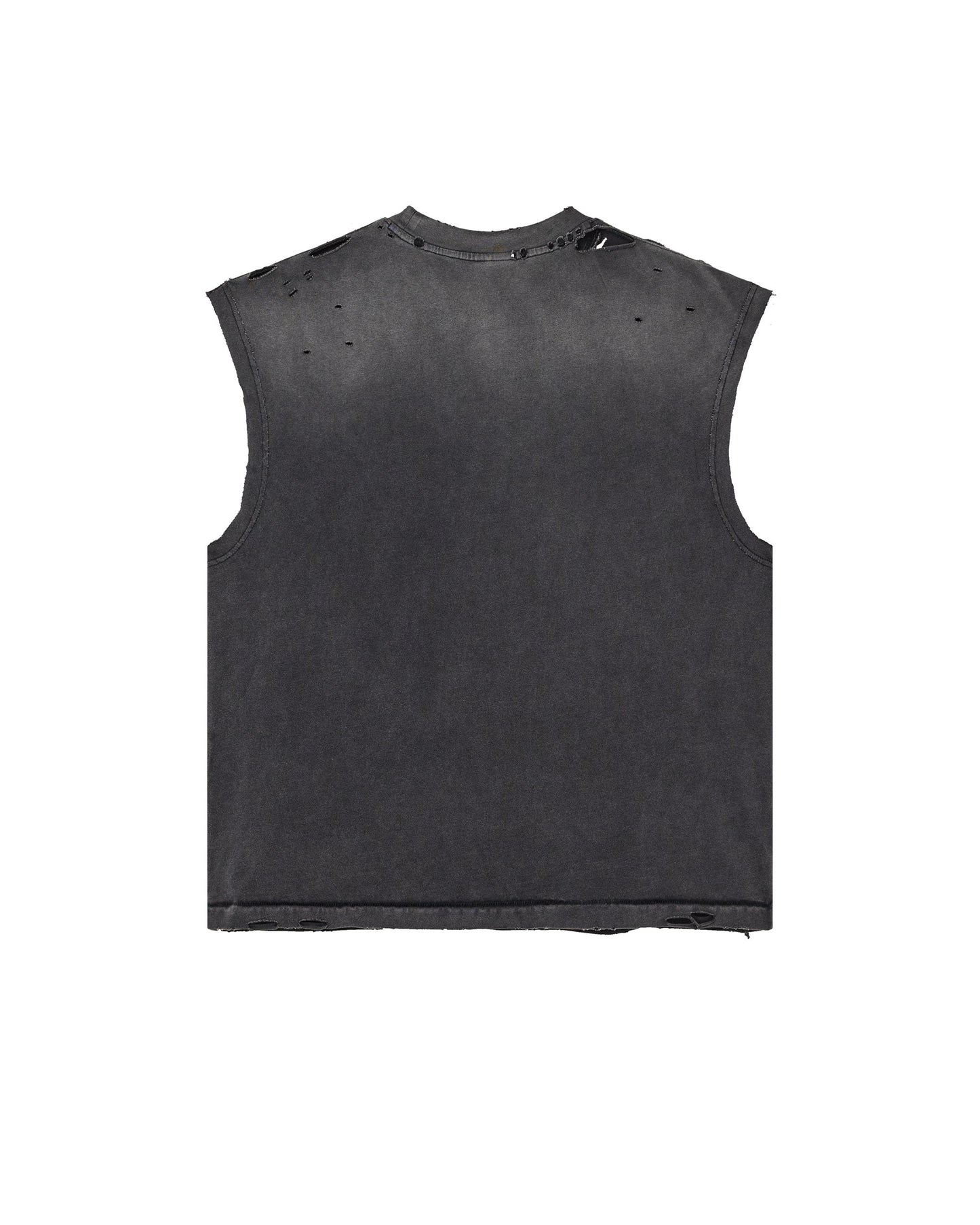 BLACK LA FLOR MUSCLE TEE