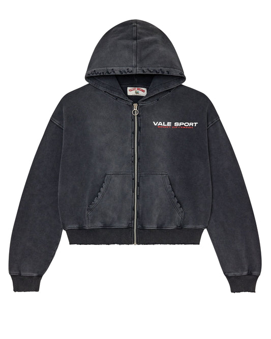 STAPLE ZIP UP [BLACK]