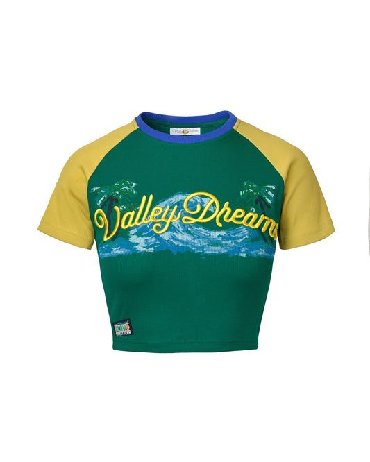 WAVY TEE FEMME [GREEN]