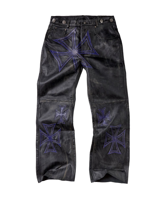 LEATHER CROXXX DENIM [SAPPHIRE]