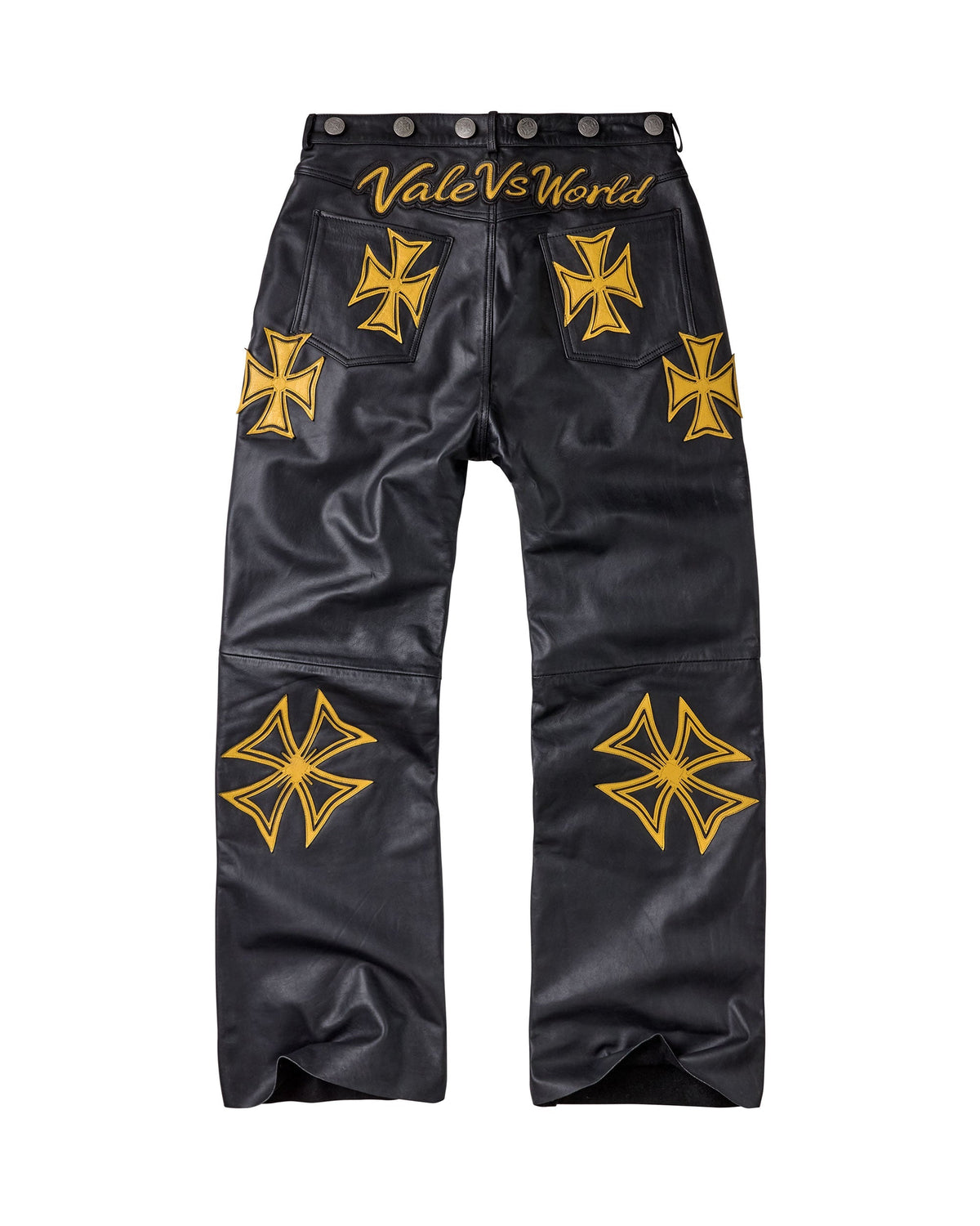 ALLSTAR LEATHER PANTS [CANARY]
