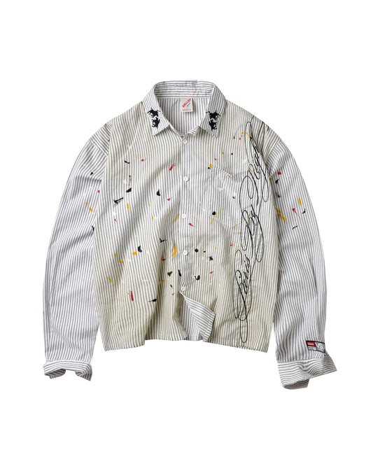 ARTIST BUTTON UP LS