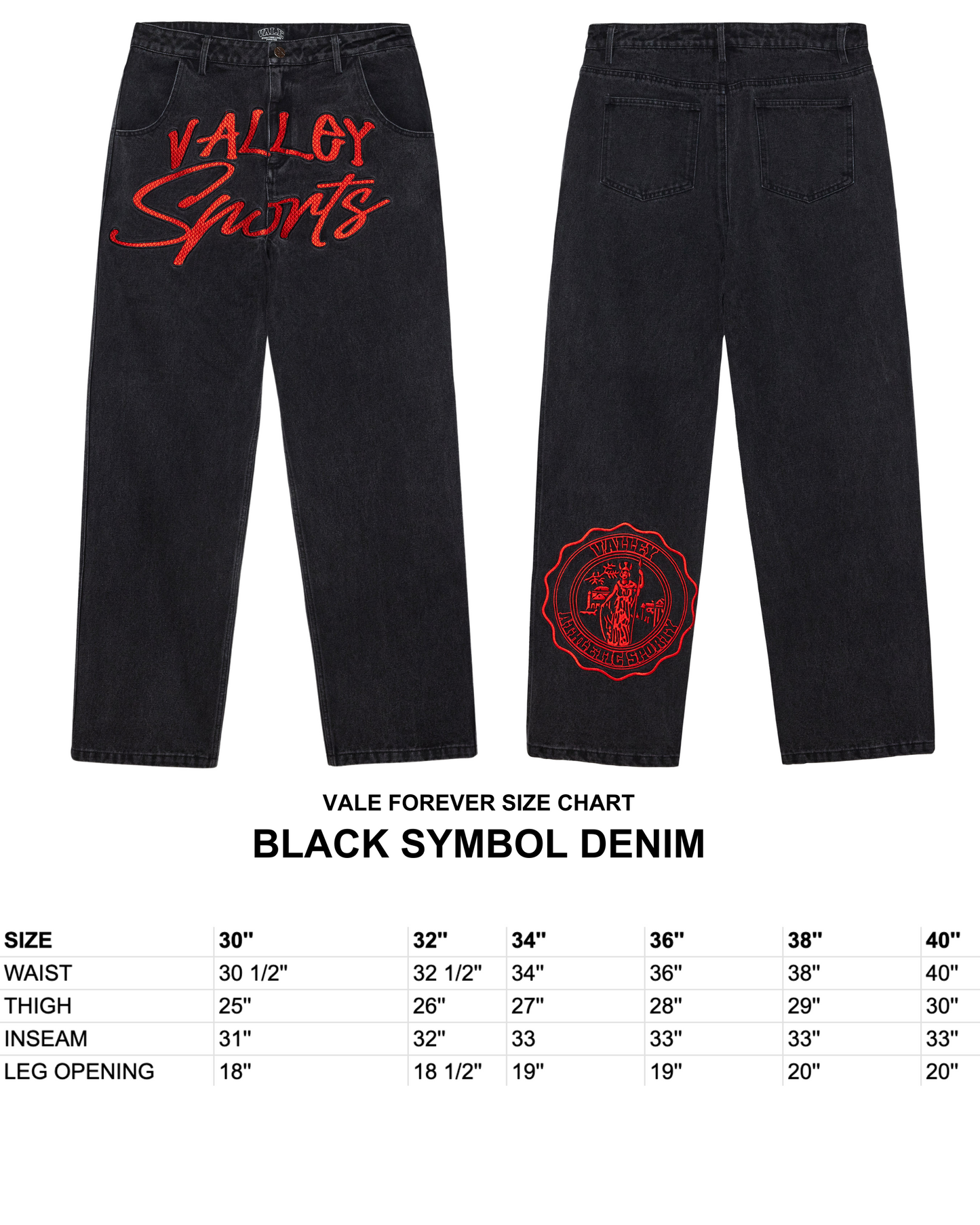 BLACK SYMBOL DENIM