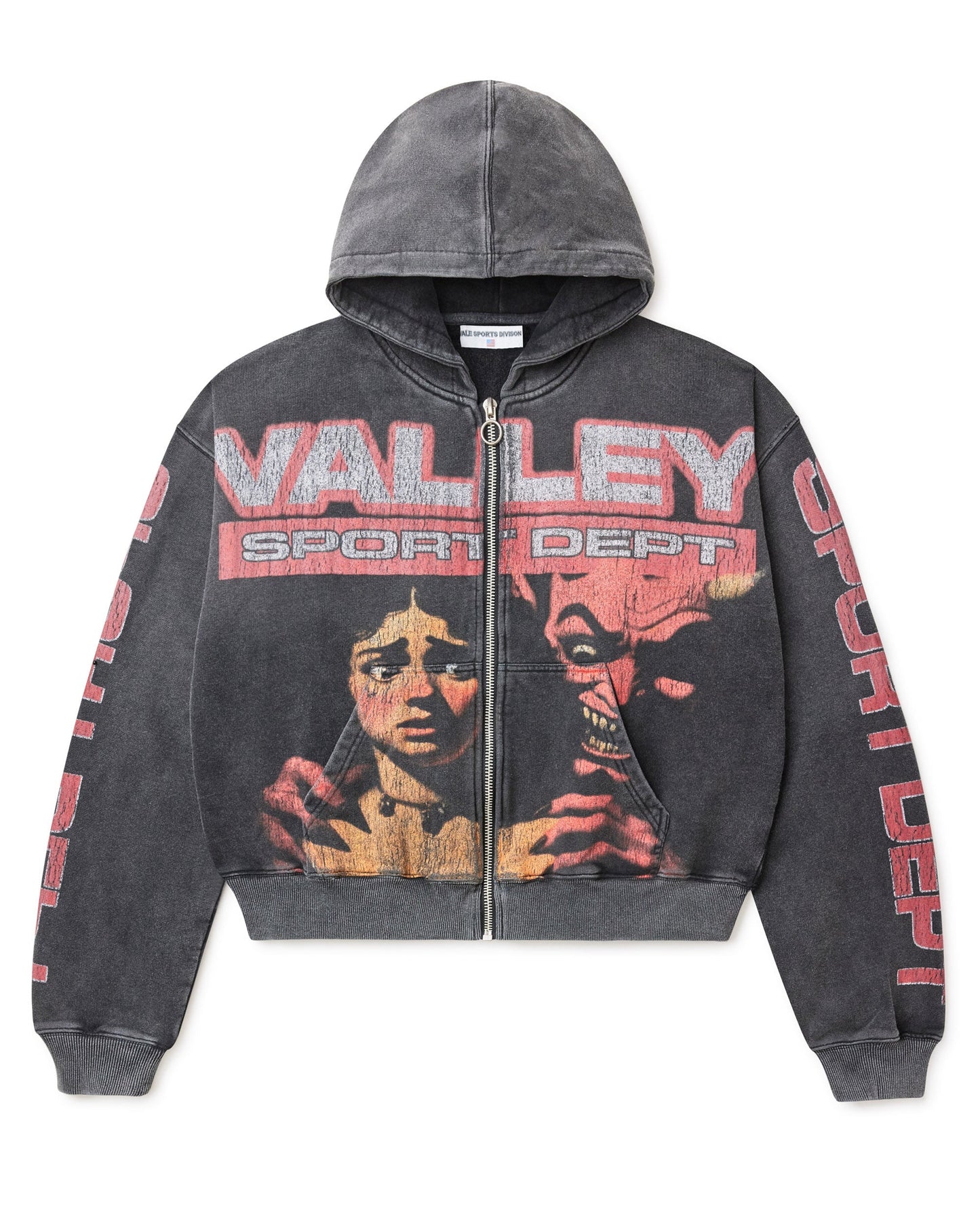 DEVILS ADVOCATE ZIP UP HOODIE