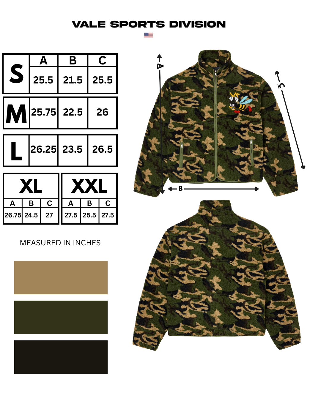 CAMO LENNY FLEECE