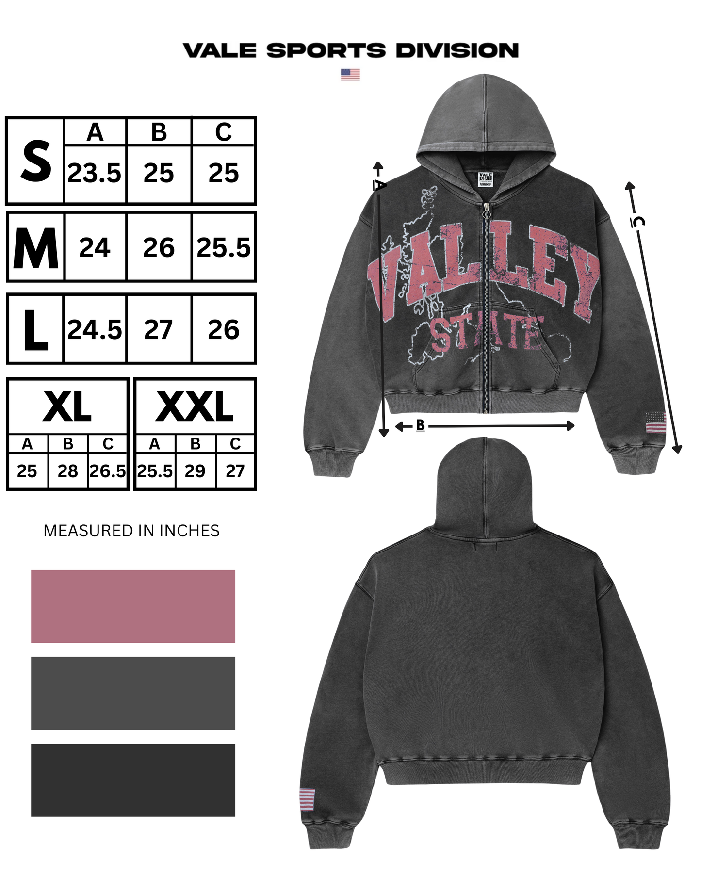 ALUMNI ZIP UP HOODIE