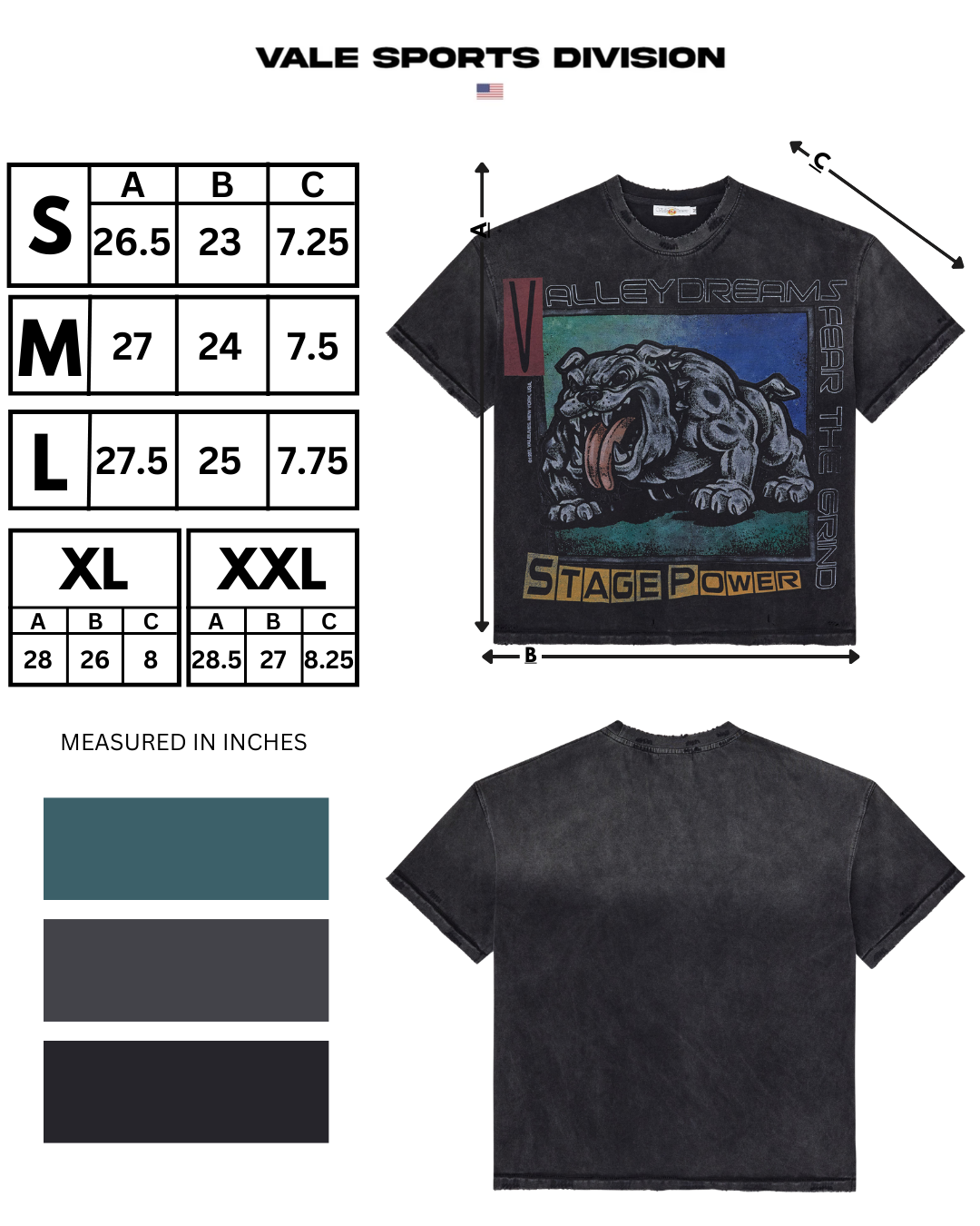BIG STAGE TEE [BLACK]
