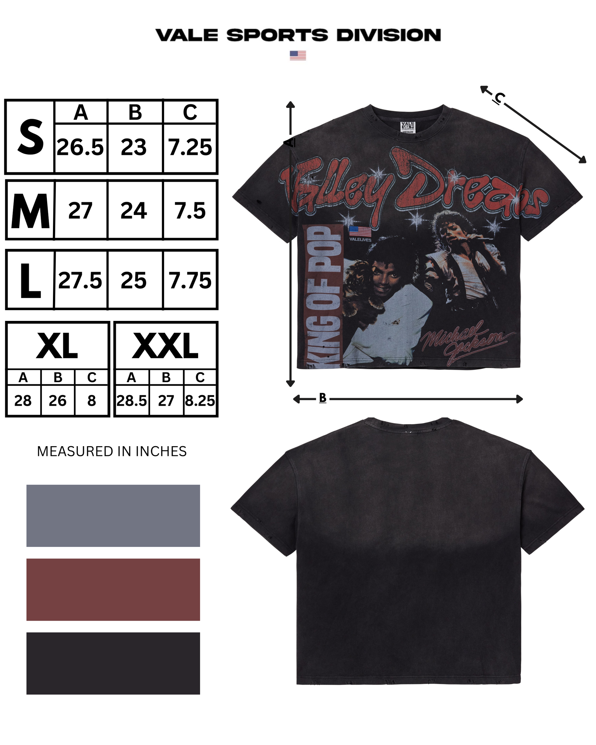 VALE FOREVER T Shirts ヴィンテージ BILLIE TEE Tシャツ BILLIE TEE – Vale Houston Flagship