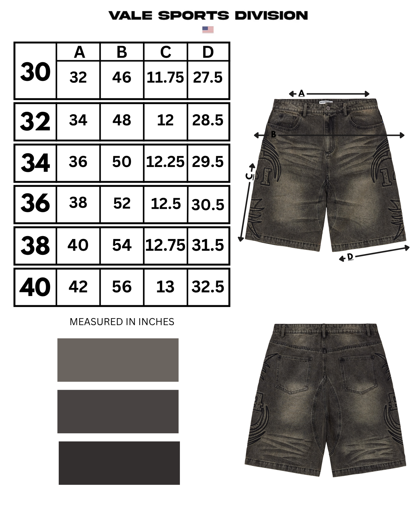 BLACK ARMOR JORTS