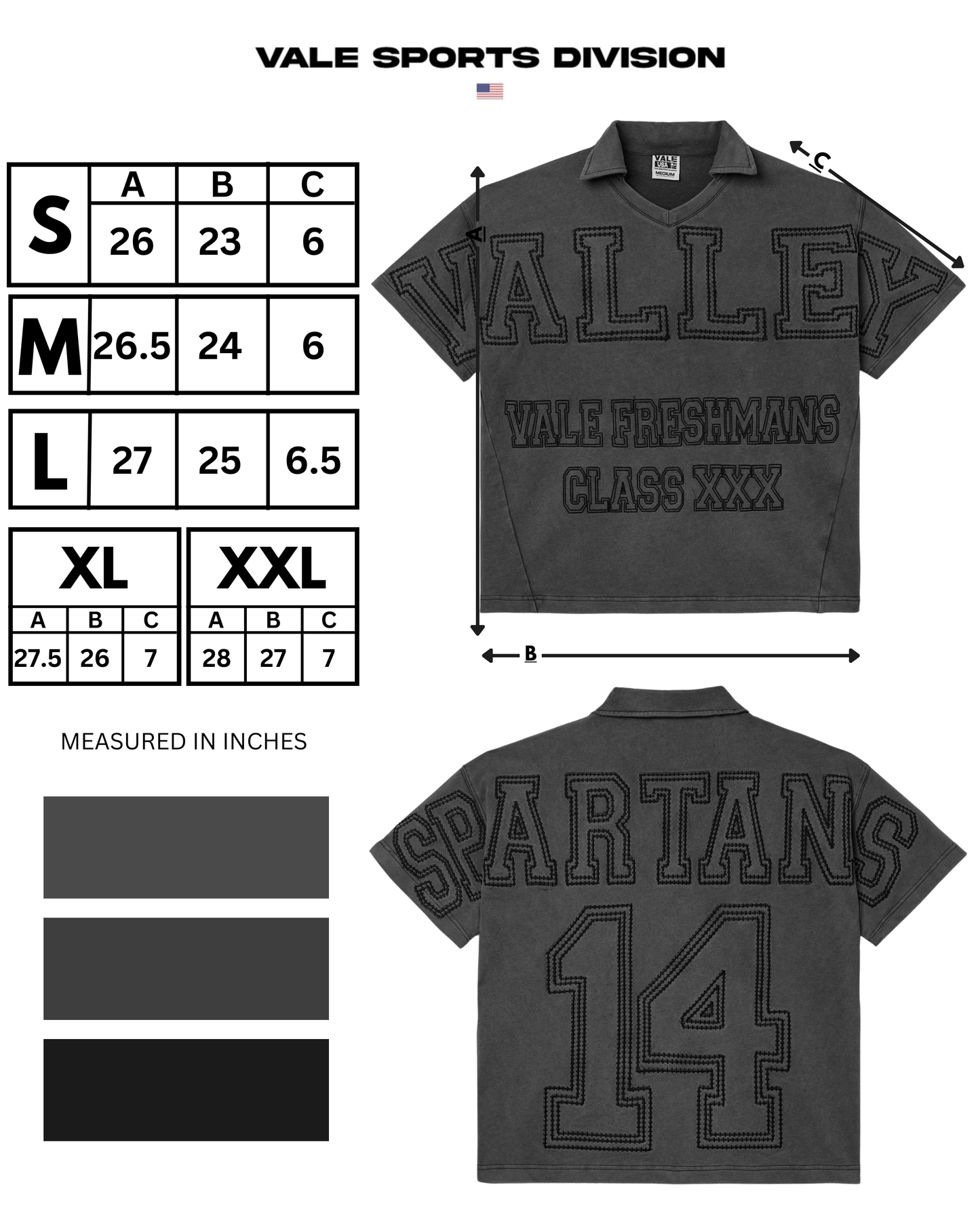 BLACK SPARTAN POLO