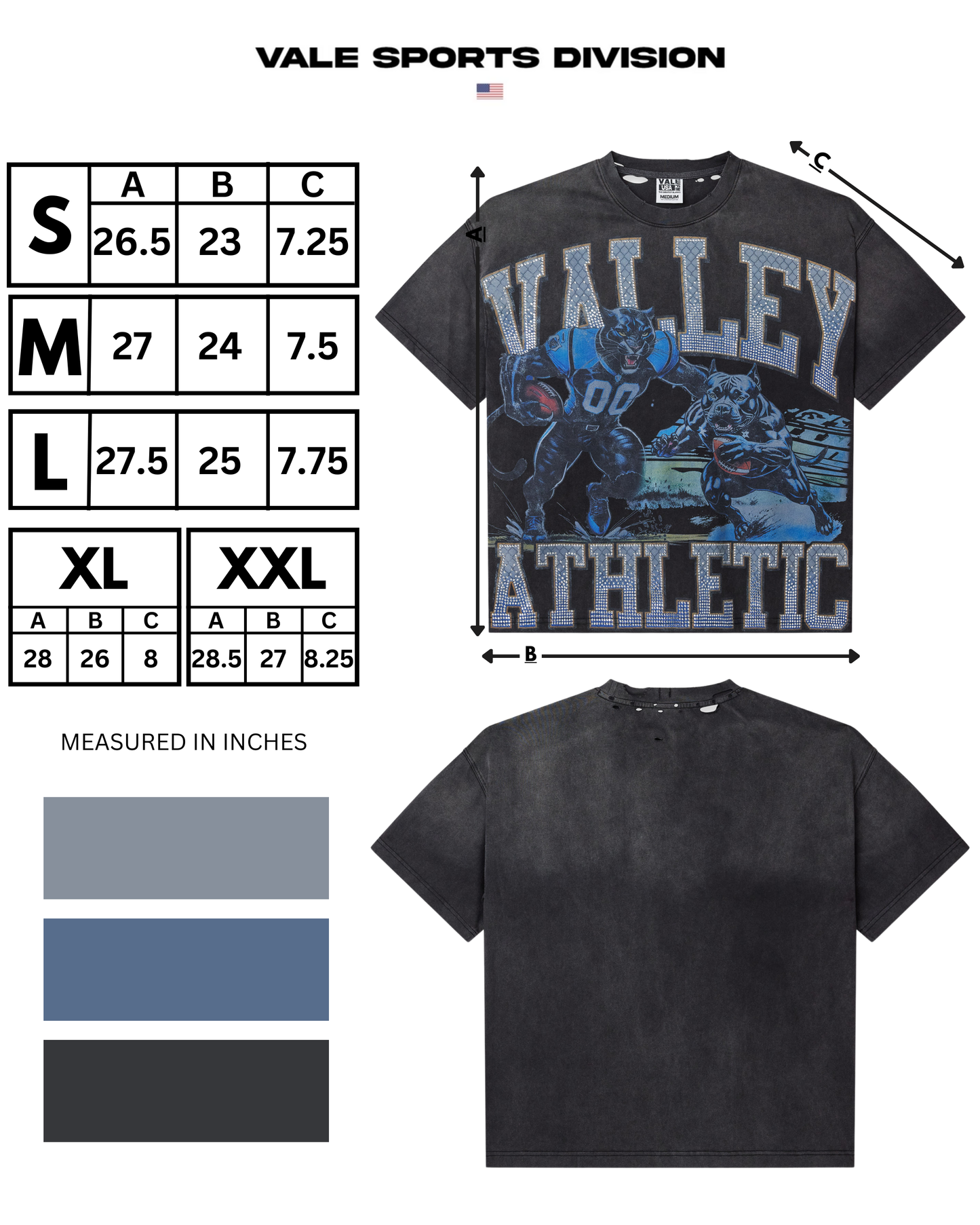 BLACK WRAITH BLING TEE