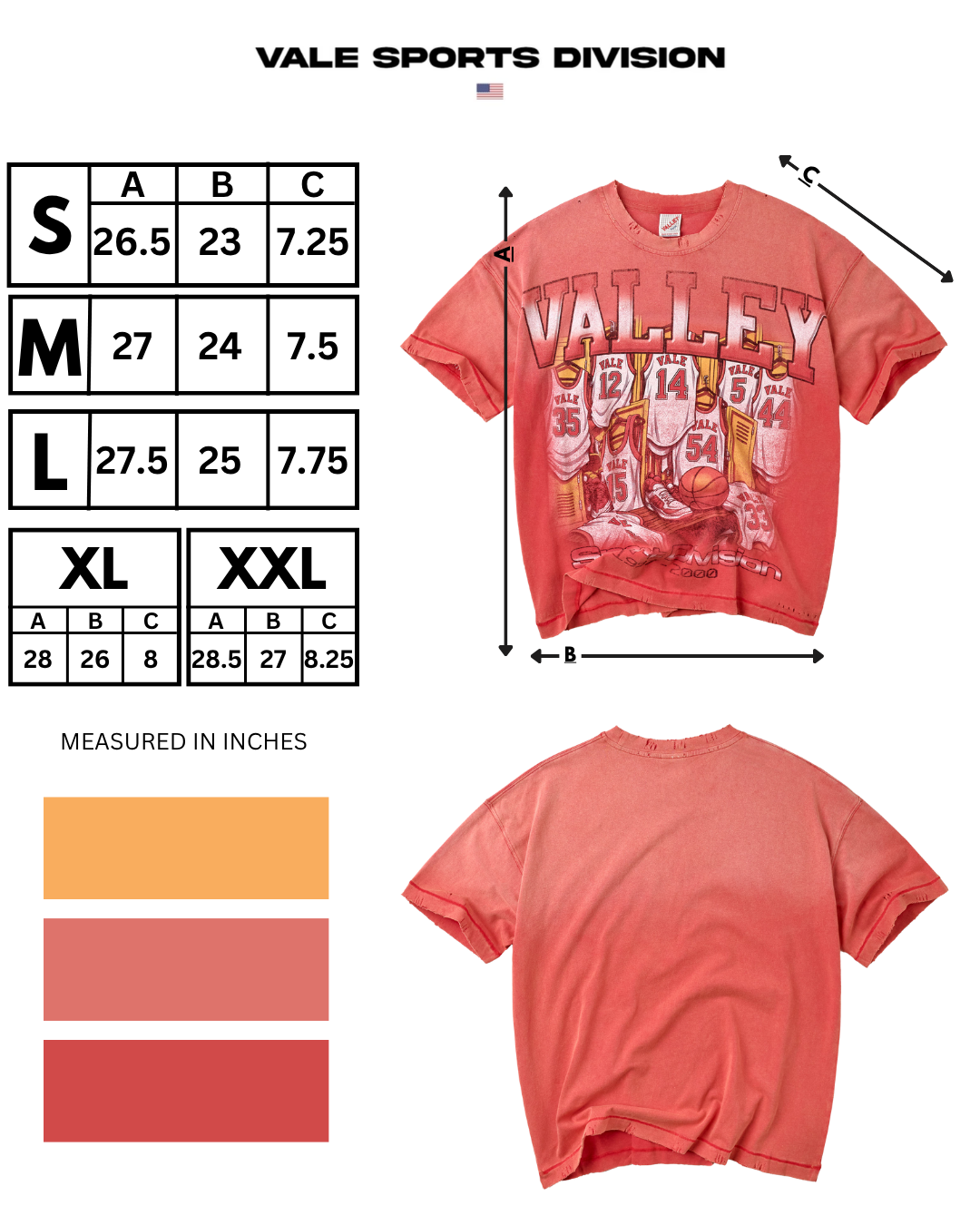 BLEACHERS TEE [RED]