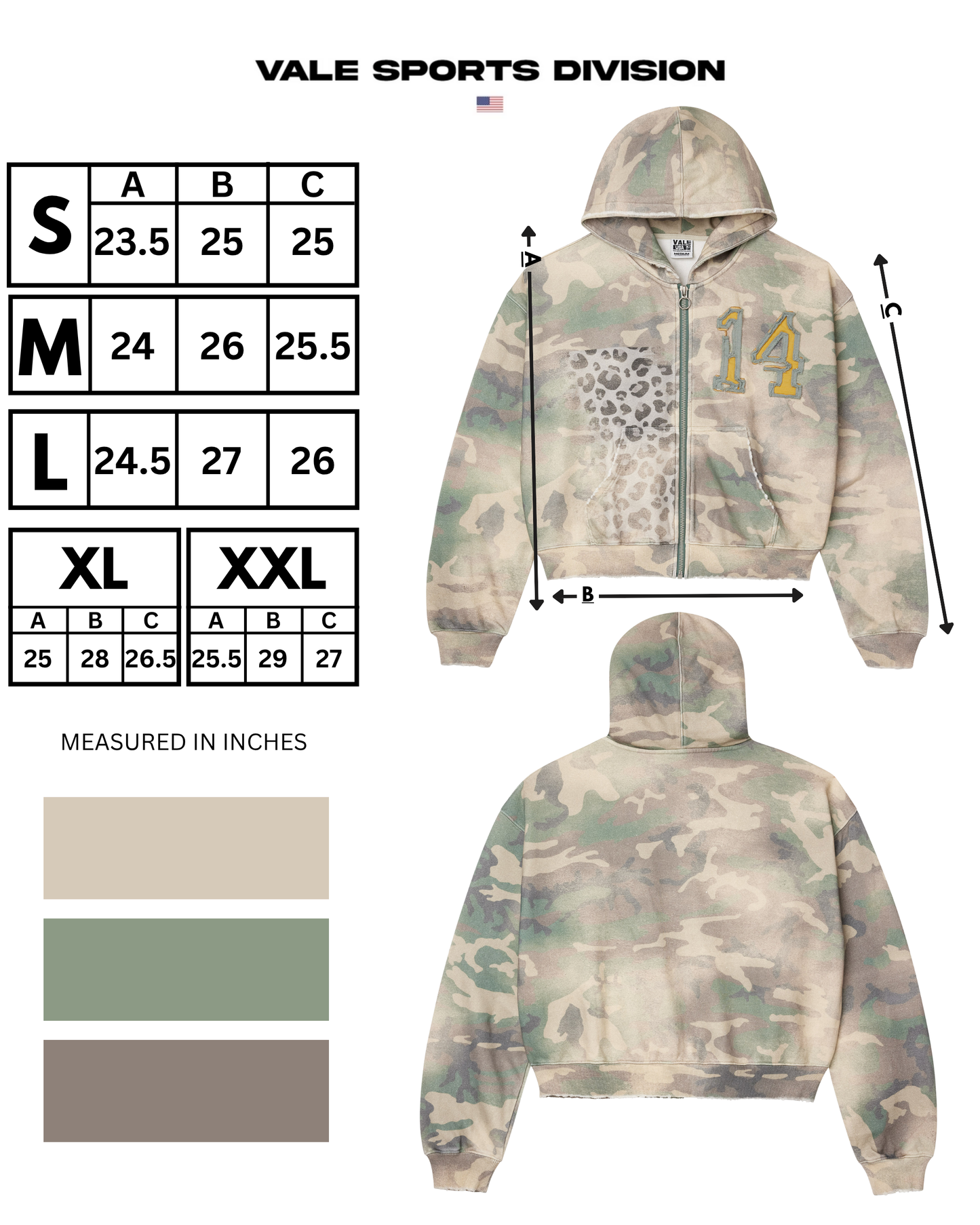 CHEETAH CAMO ZIP UP