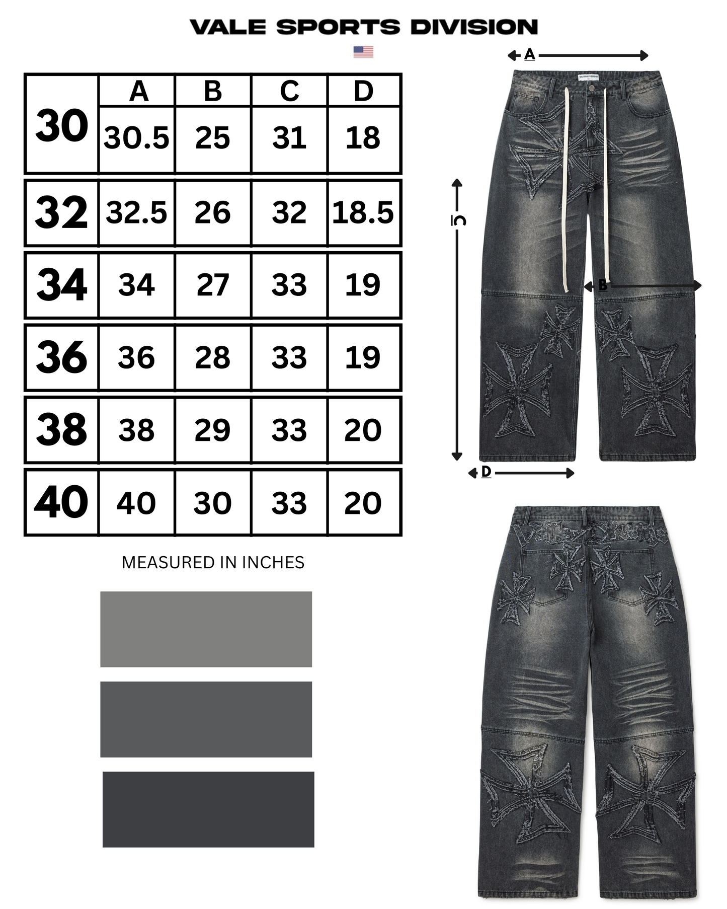 BLACK CROXXX DENIM