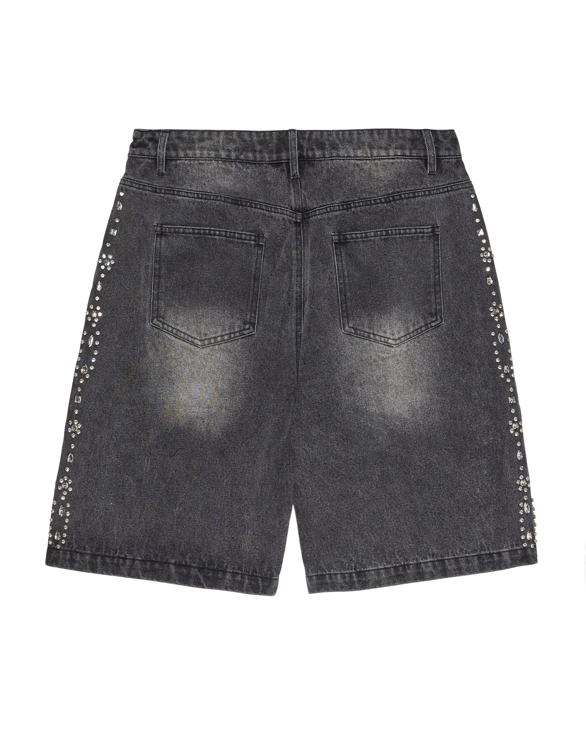 BoTT Sparkle Jacquard Denim Shorts black BLACK CRYSTAL JORTS