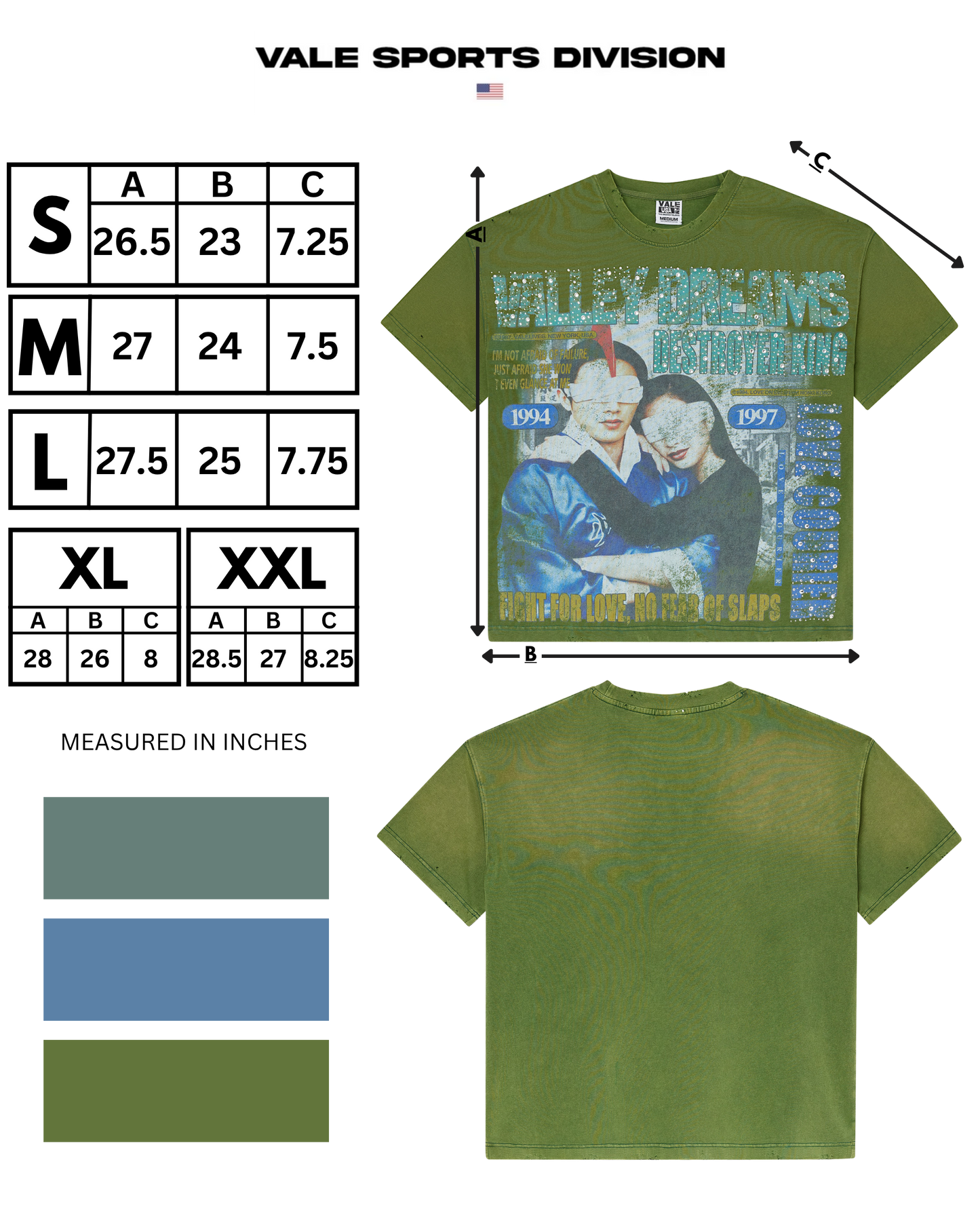 GREEN ROBOT BLING TEE