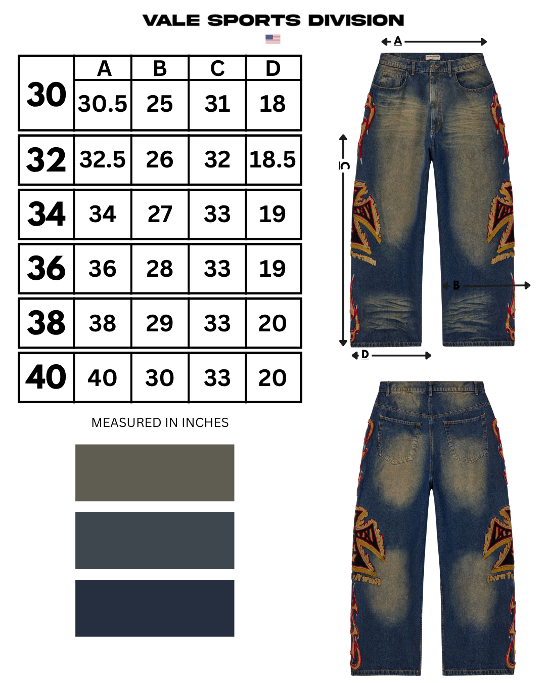 INFERNO DENIM [BLUE]