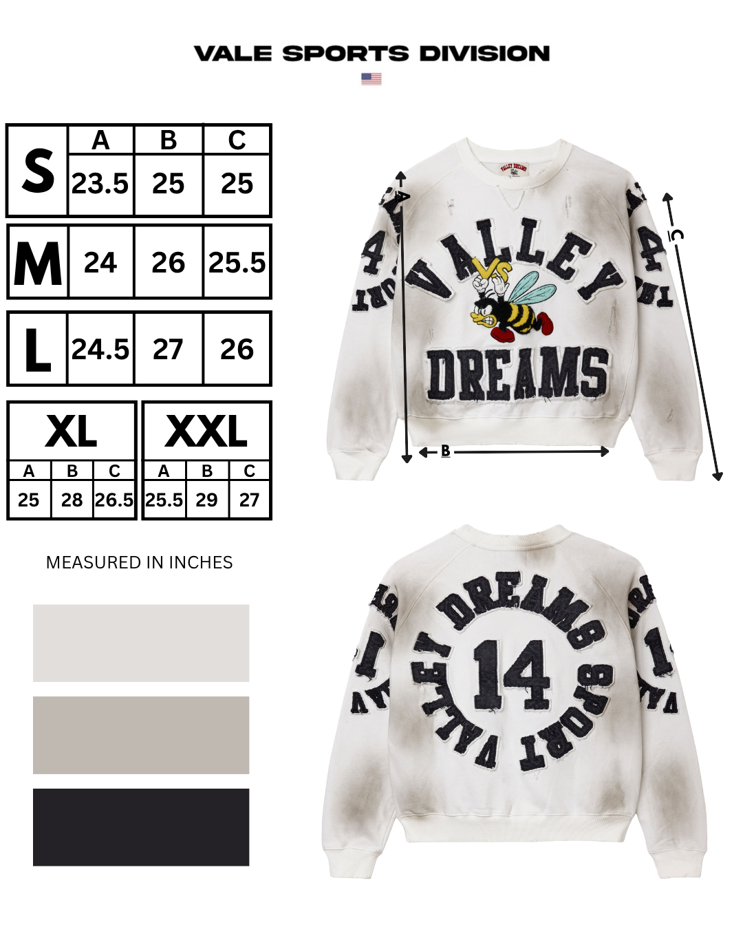 INSIGNIA CREWNECK [WHITE]