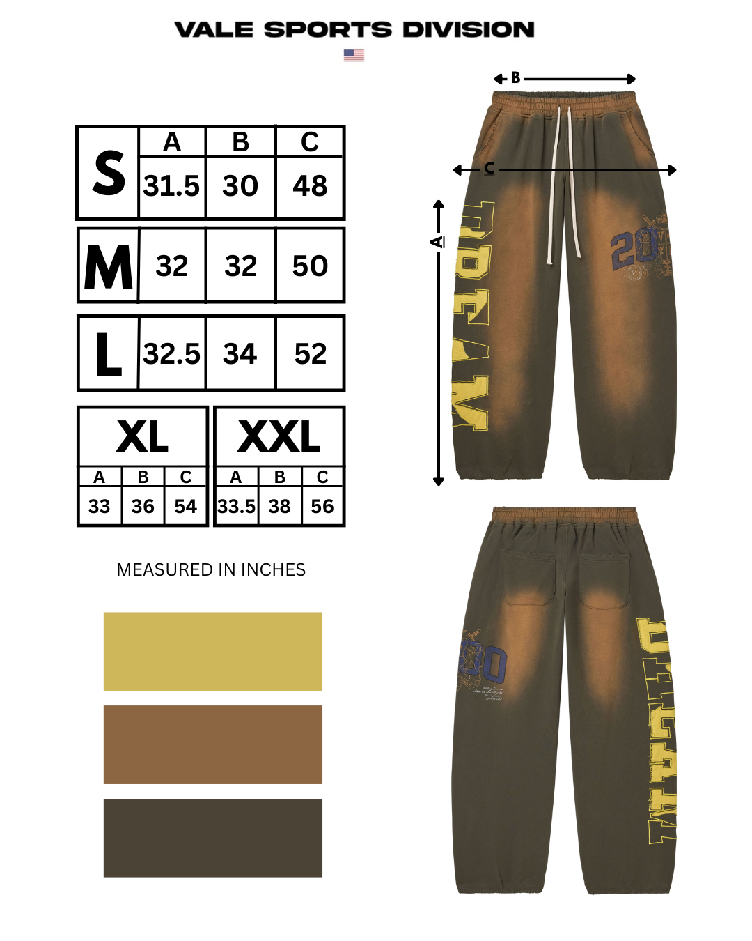 KAMO 2000 SWEATS [OLIVE]