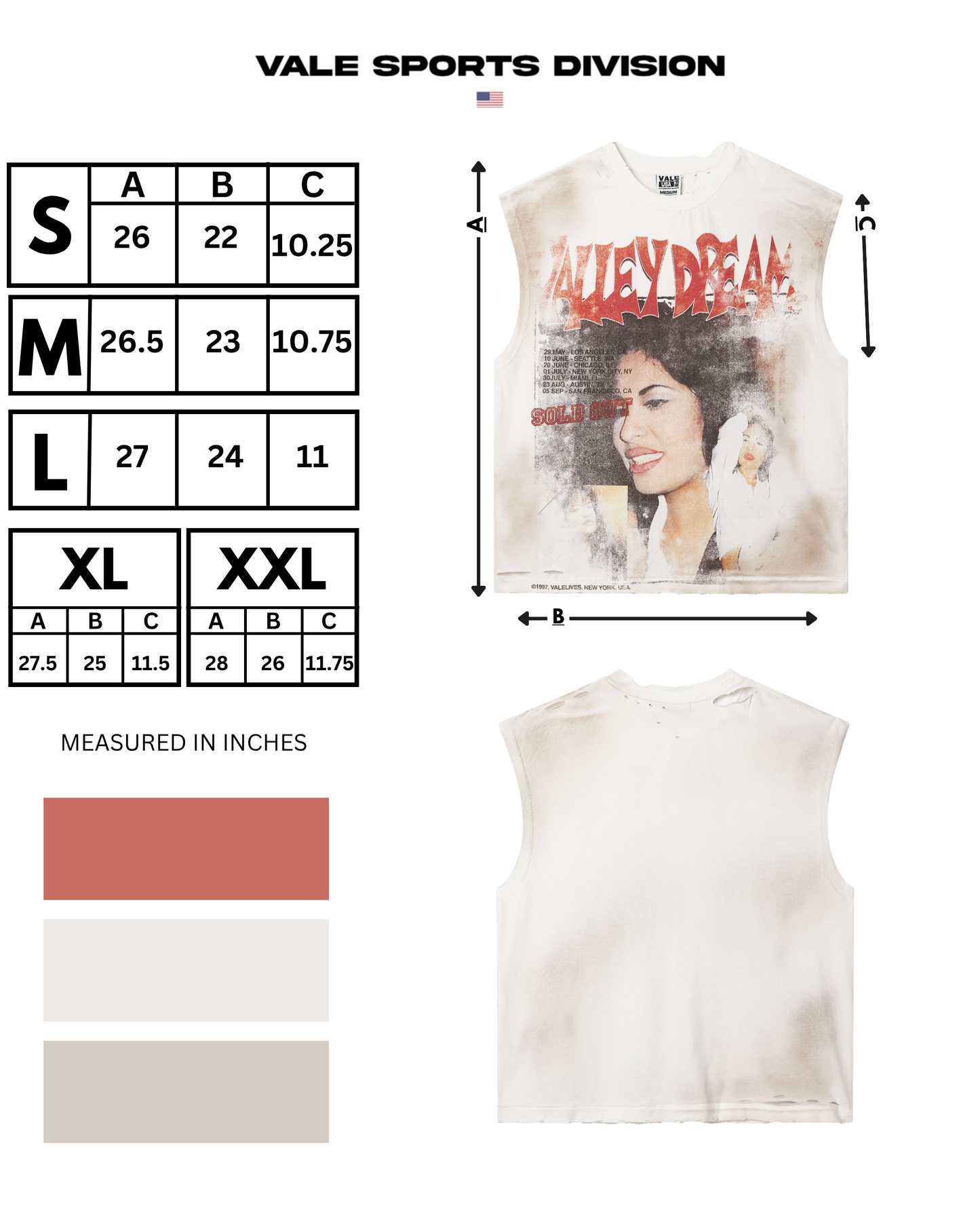 LA FLOR MUSCLE TEE