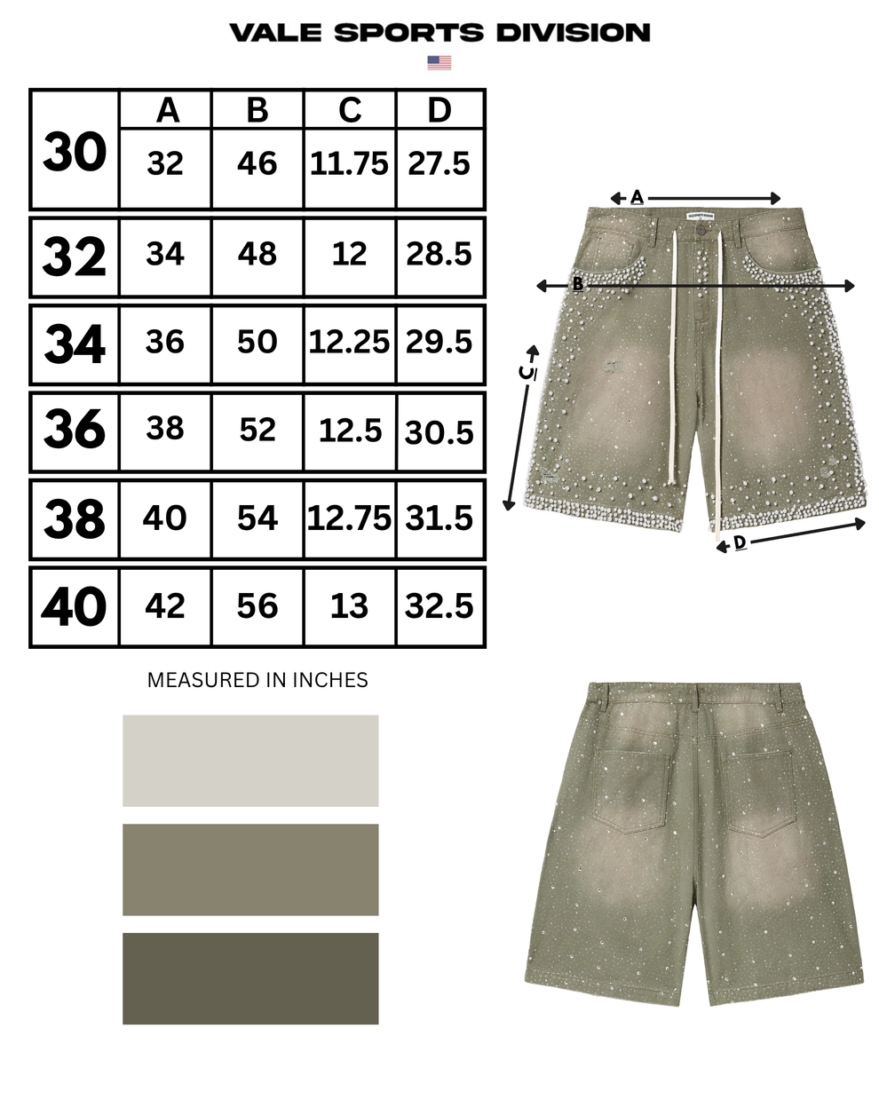 RAINFOREST JORTS Vale Houston Flagship