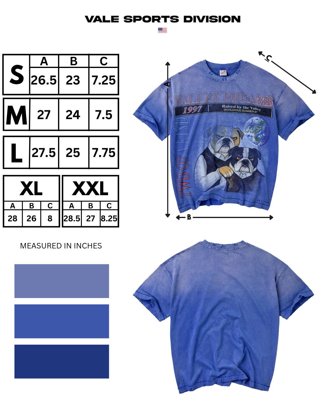 STEP BRO TEE [BLUE]