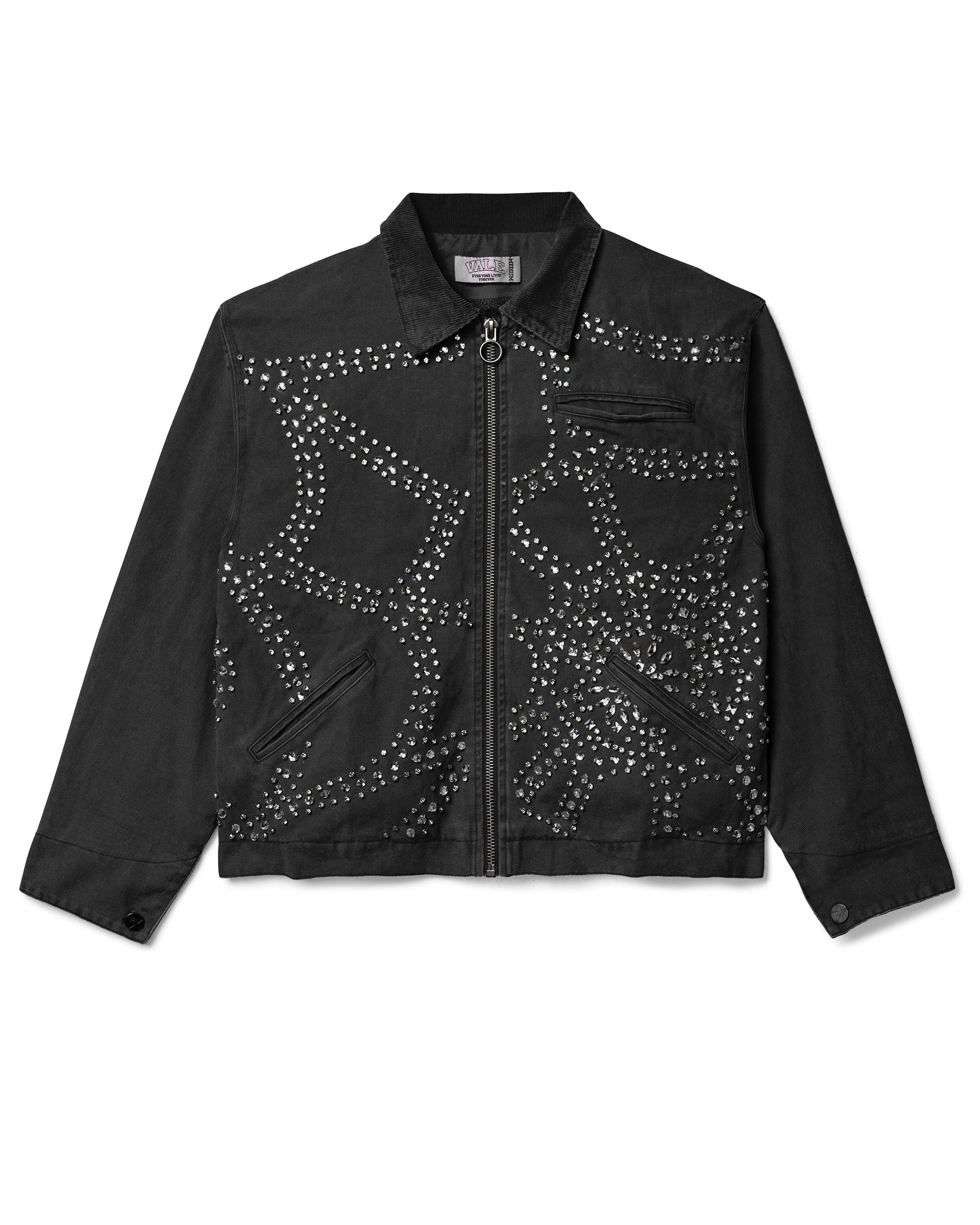 BLACK ICE CRYSTAL WORK JACKET – Vale Houston Flagship