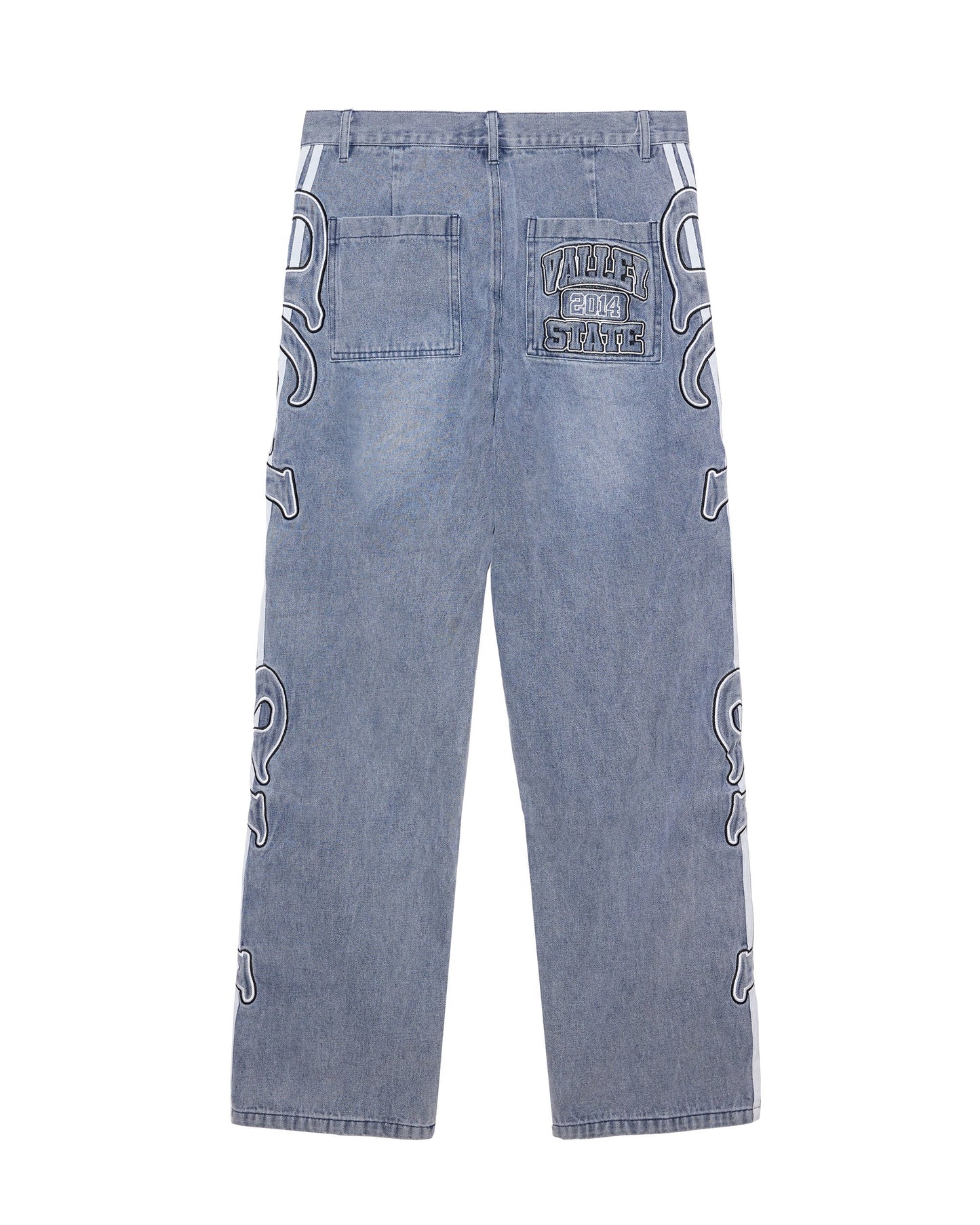 STONE WASH BLUE INSIGNIA DENIM