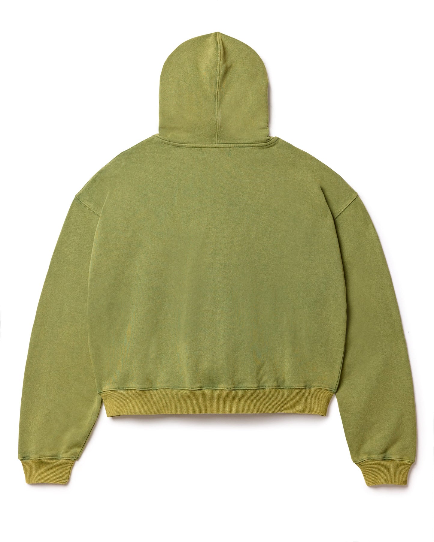 OLIVE OLYMPIC ZIP UP HOODIE