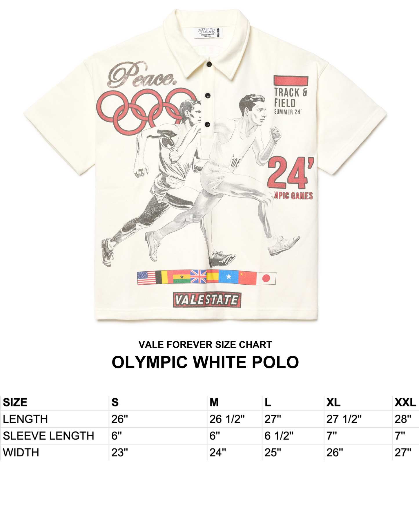 OLYMPIC WHITE POLO