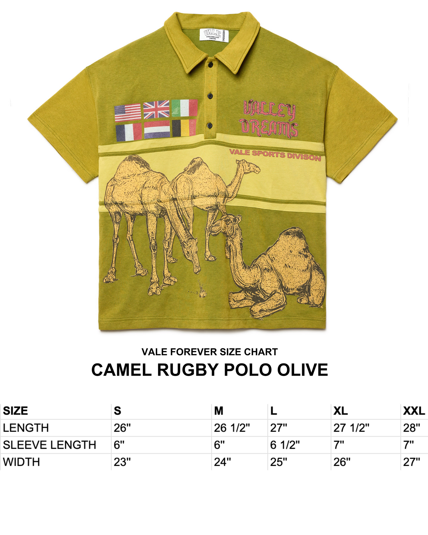 CAMEL RUGBY POLO OLIVE