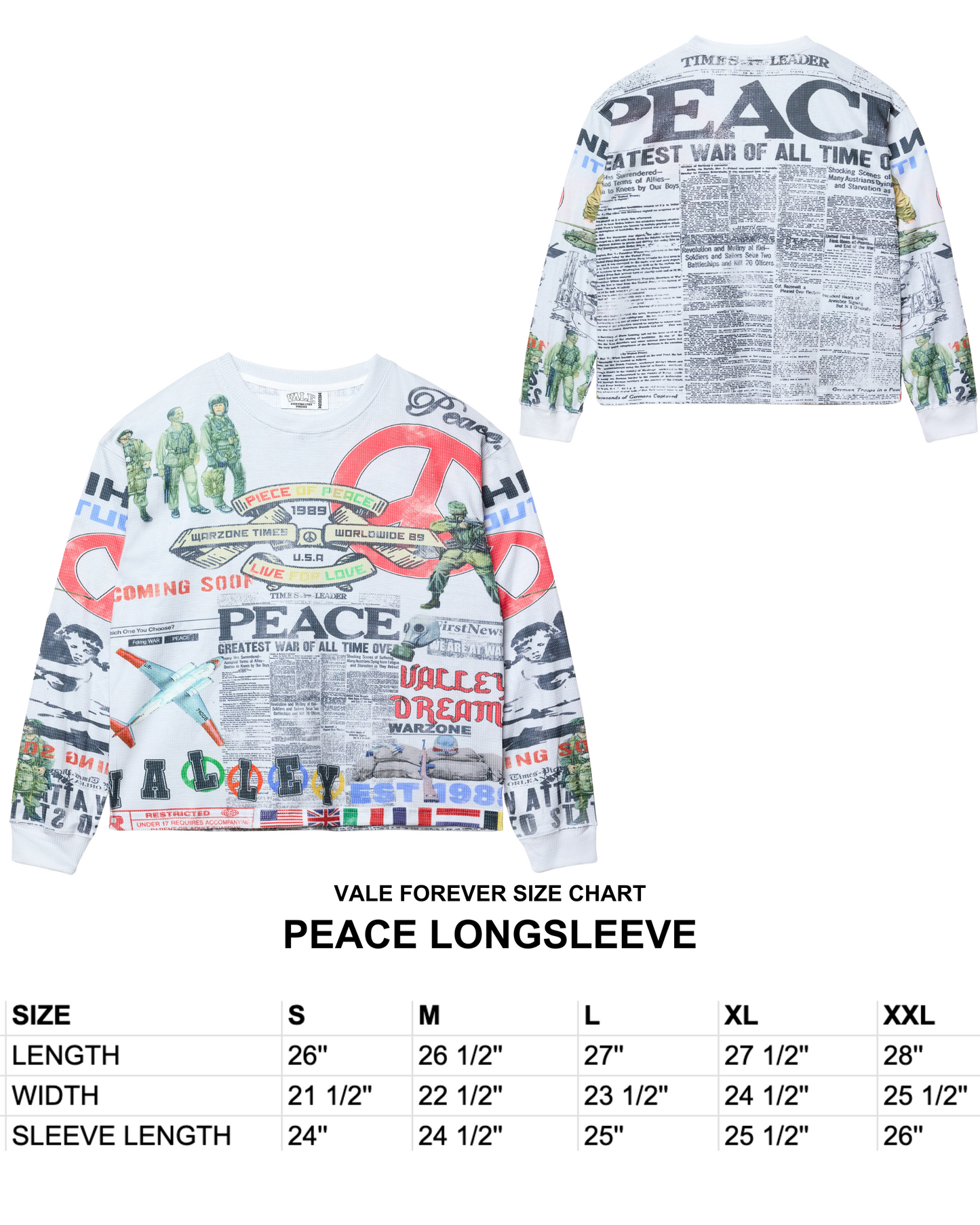 PEACE LONGSLEEVE