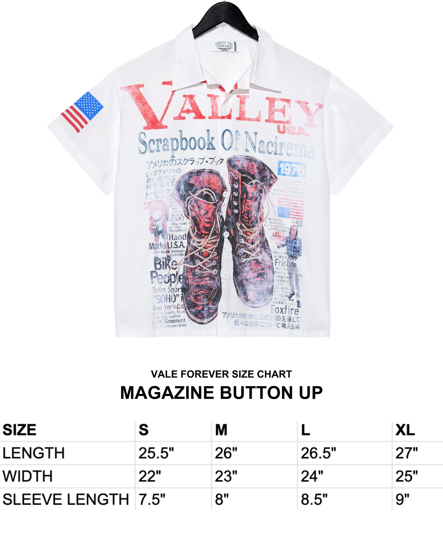 MAGAZINE BUTTON UP