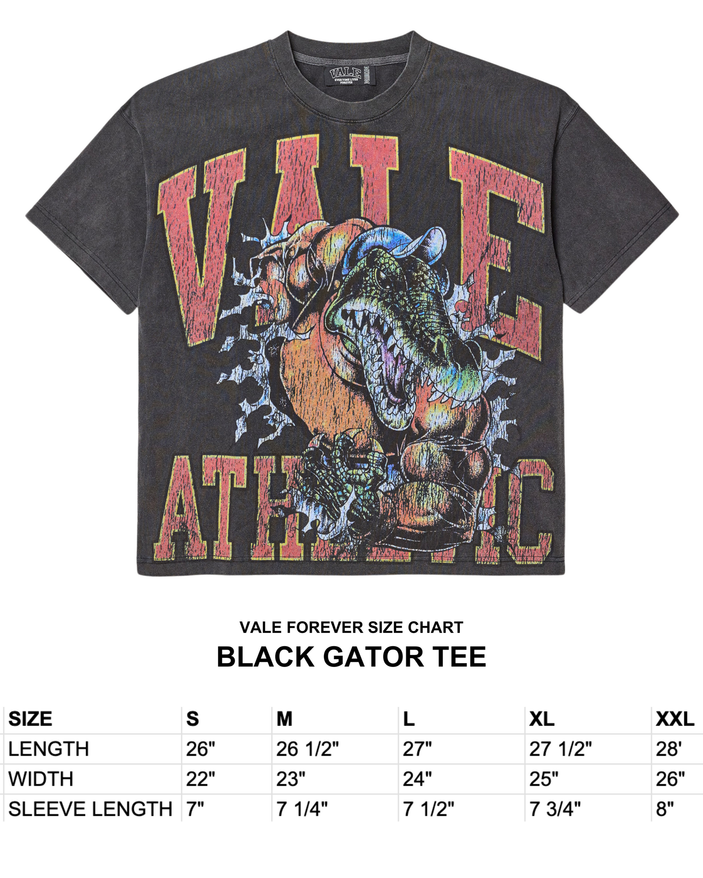 BLACK GATOR TEE