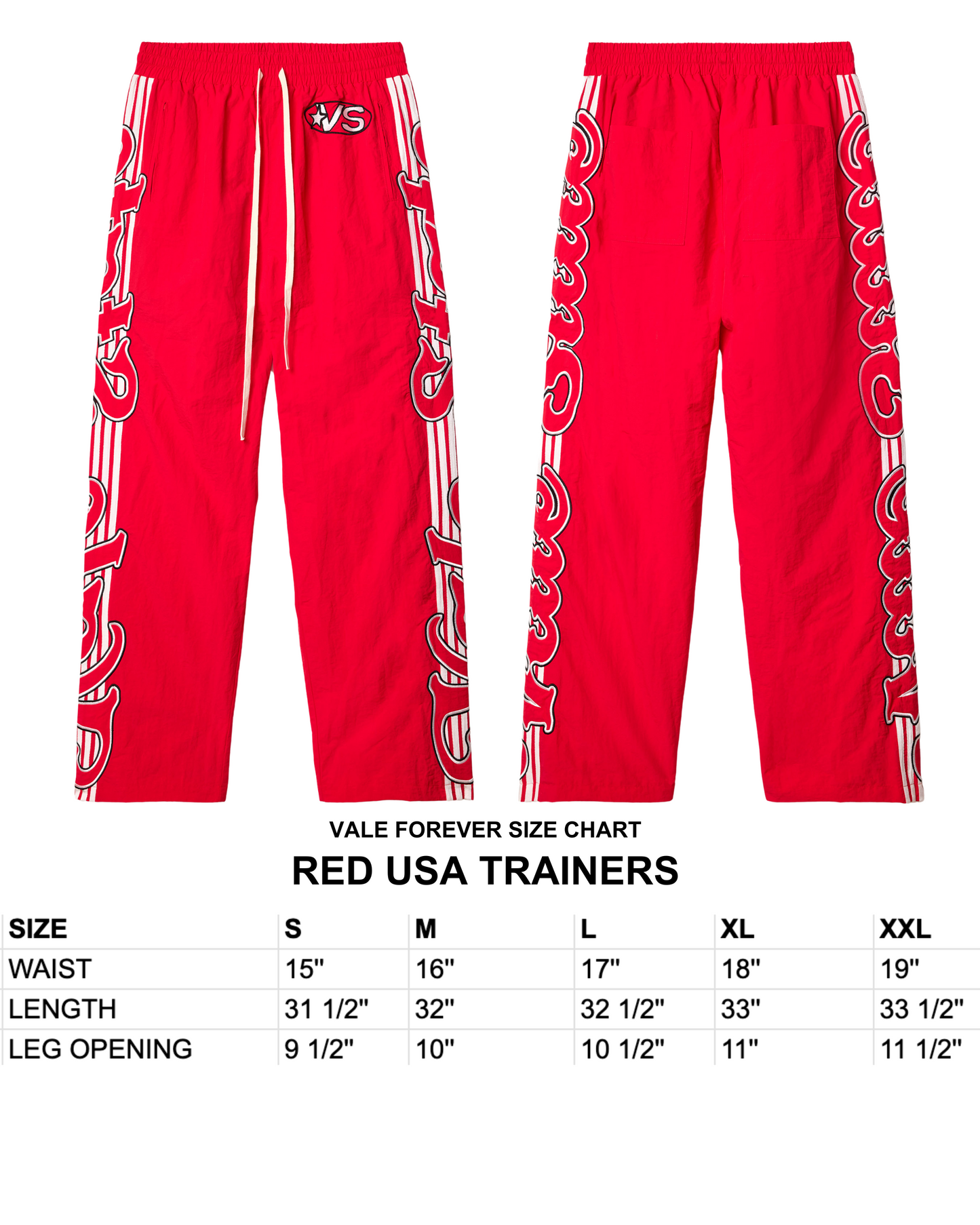 RED USA TRAINERS